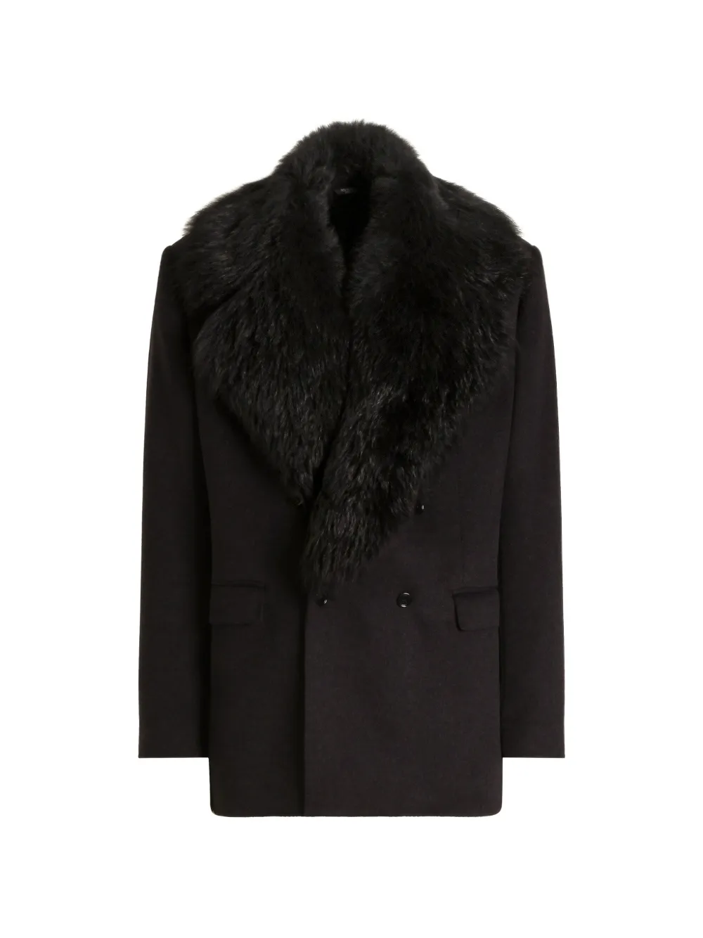 Dolce & Gabbana Palermo jack van kasjmier met dubbele rij knopen Grijs