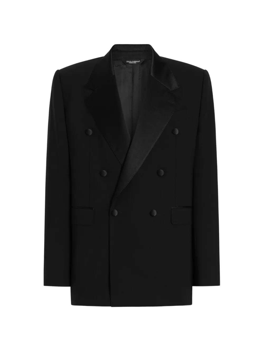 Dolce & Gabbana Giacca doppiopetto Palermo in lana vergine - Nero