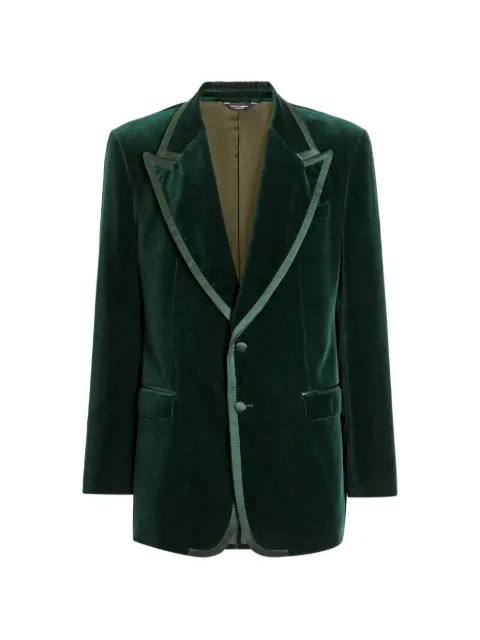 Dolce & Gabbana single-breasted tuxedo jacket in velvet