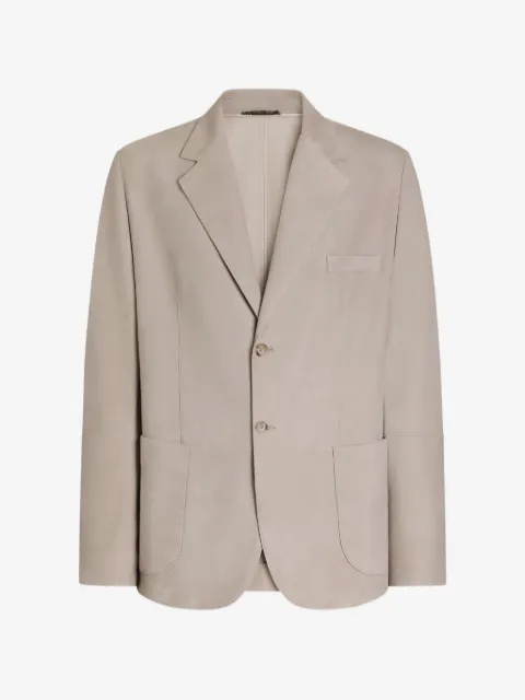 Dolce & Gabbana single-breasted jacket in suede