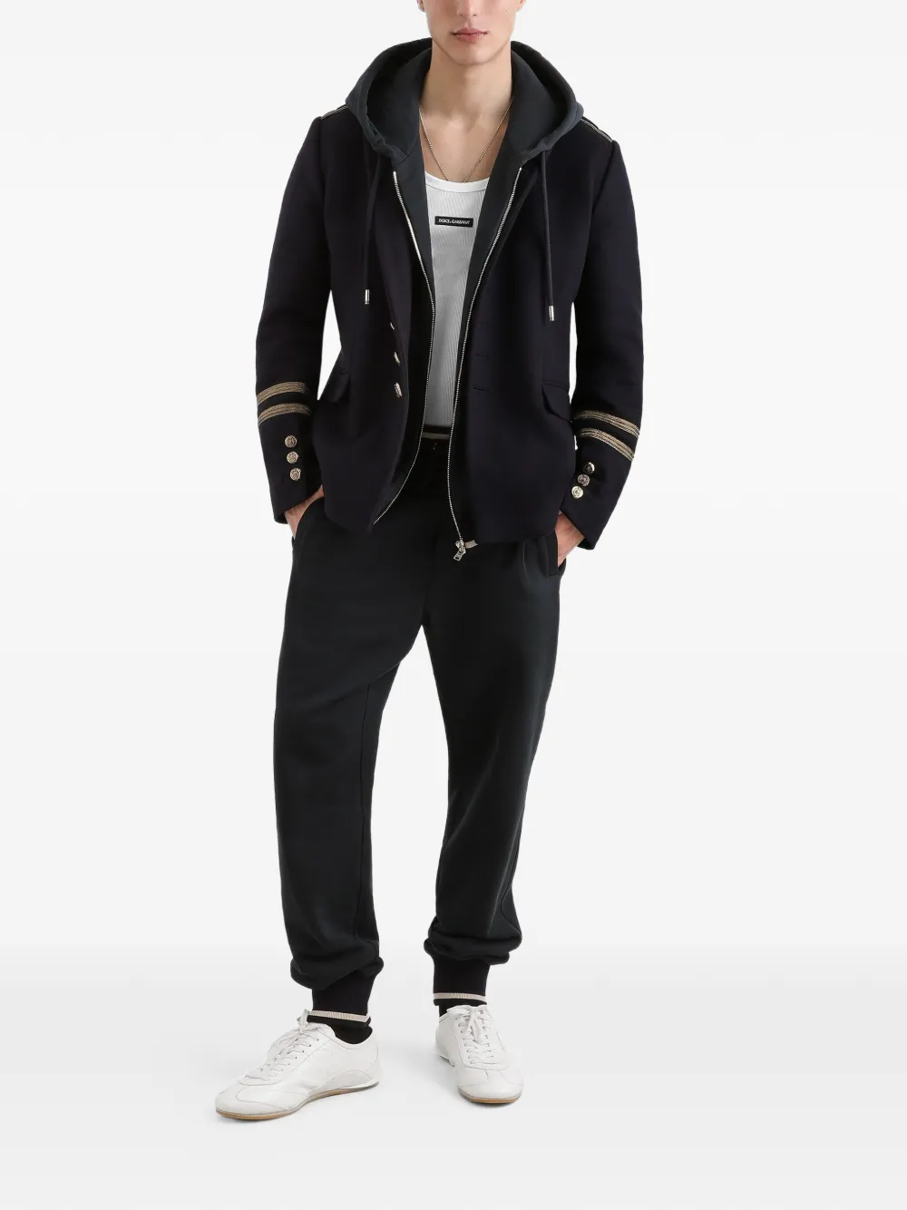 Dolce & Gabbana Wollen jas Blauw