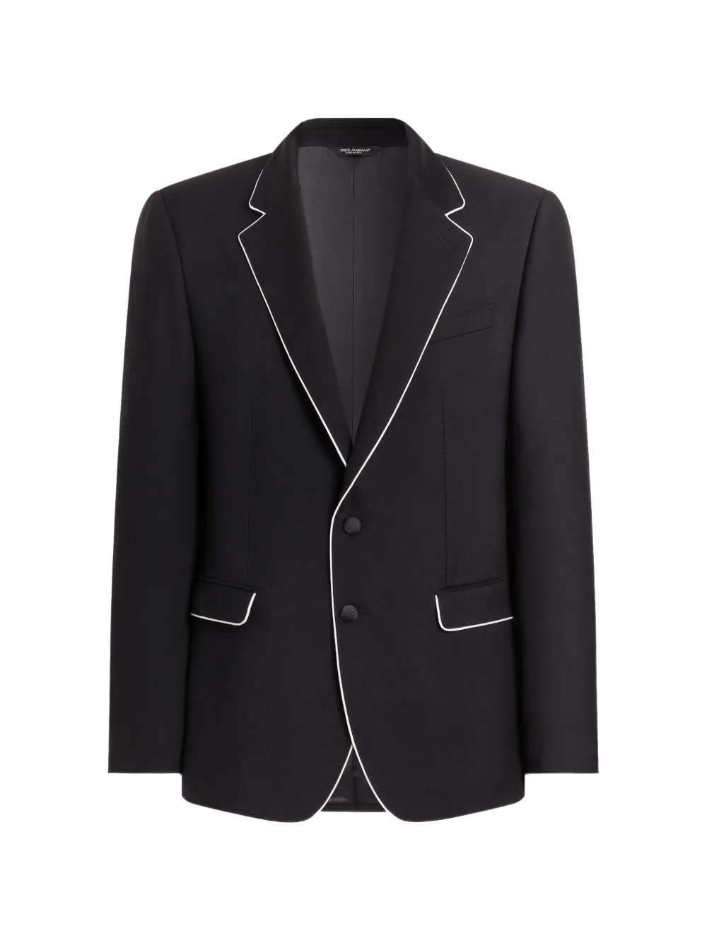 Dolce & Gabbana Giacca monopetto Martini Light in twill di lana - Blu