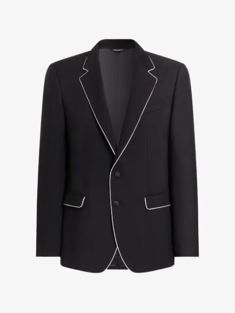 Dolce & Gabbana Martini Light single-breasted wool twill jacket