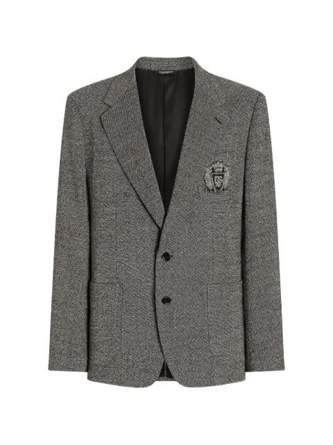 Dolce & Gabbana Portofino single-breasted jacket in birdseye wool