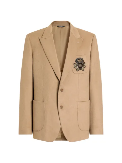 Dolce & Gabbana Portofino single-breasted cashmere jacket