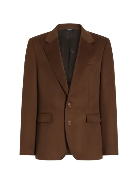 Dolce & Gabbana Sicilia light single-breasted cashmere jacket