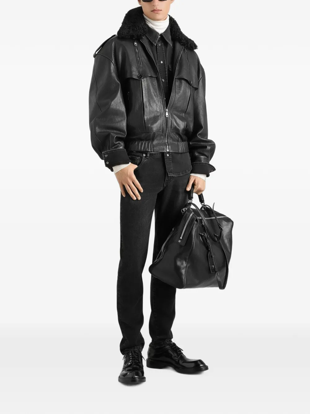 Dolce & Gabbana Denim overhemd Zwart