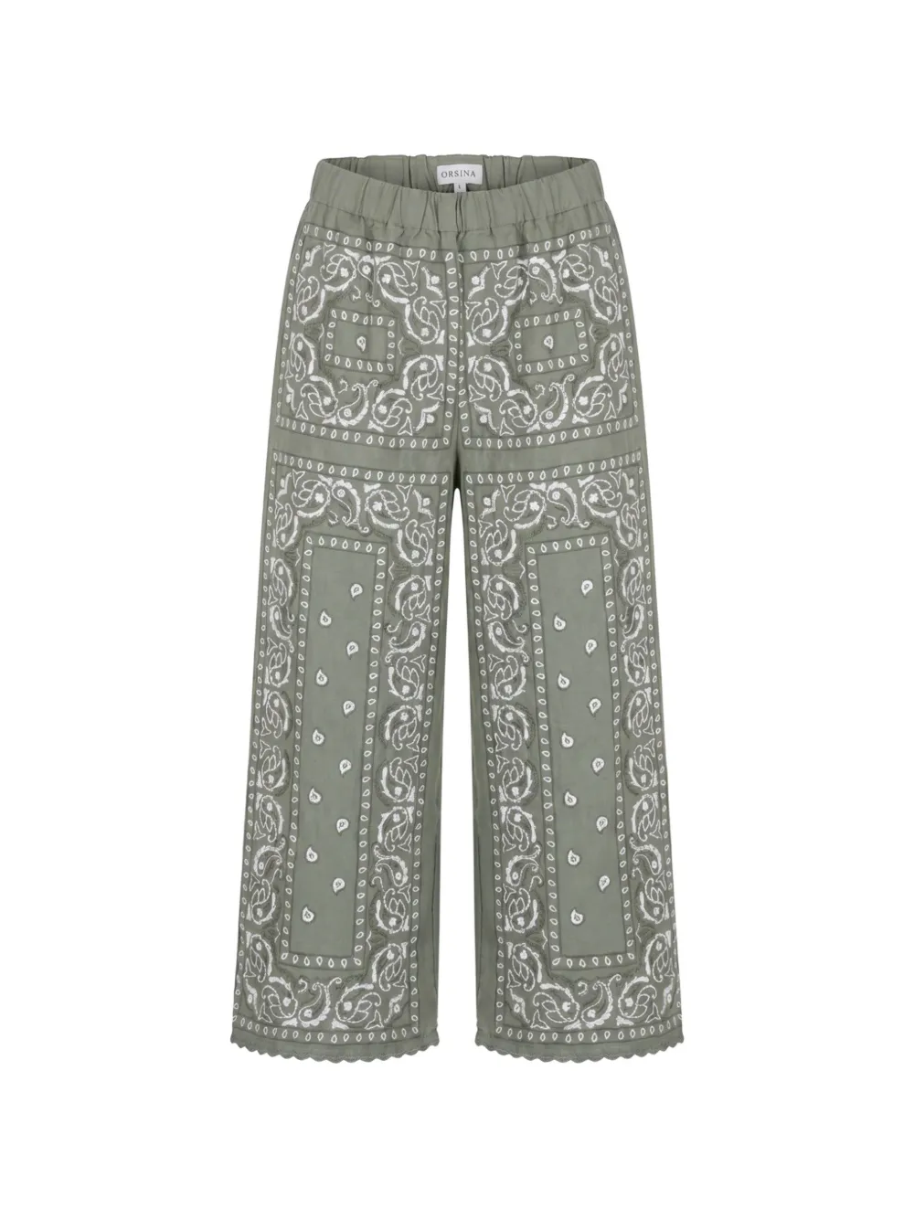orsina Pantaloni con stampa - Verde