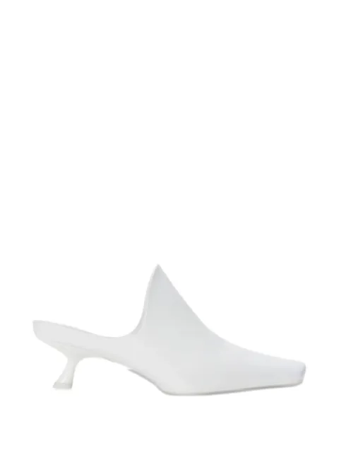 LOEWE Emily square-toe kitten-heel mules