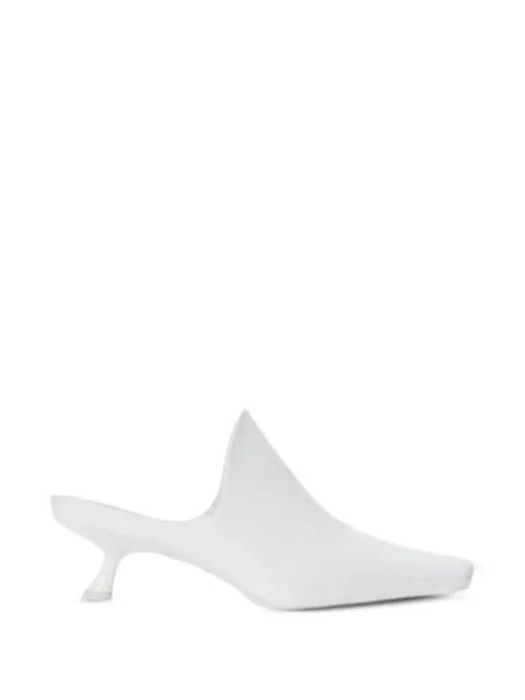 LOEWE Emily square-toe kitten-heel mules