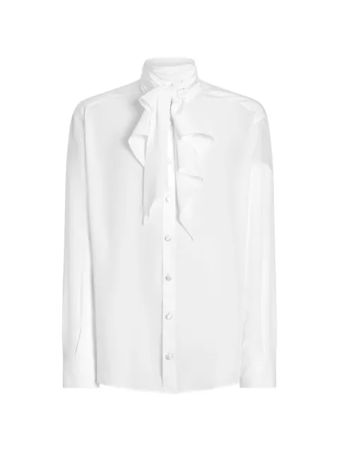 Dolce & Gabbana camisa de seda de crepé de China