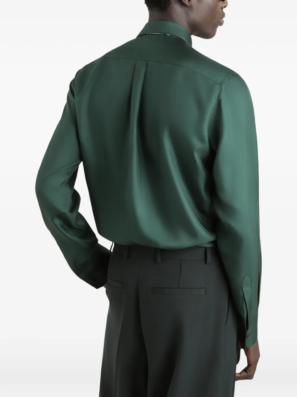 Dolce & Gabbana Martini zijden twill overhemd Groen