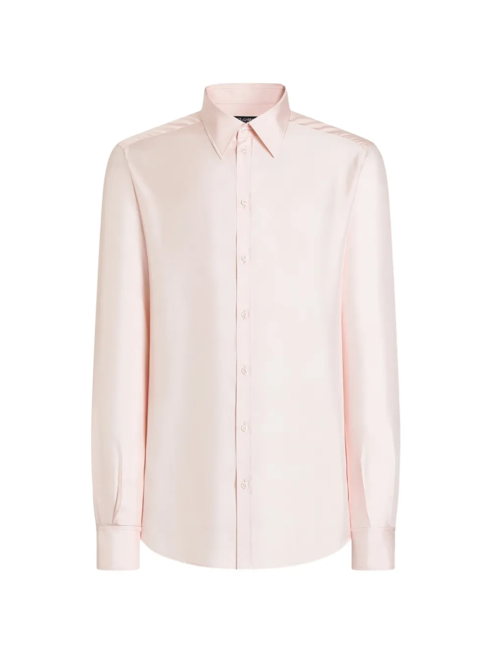 Dolce & Gabbana Camicia Martini in twill di seta - Rosa