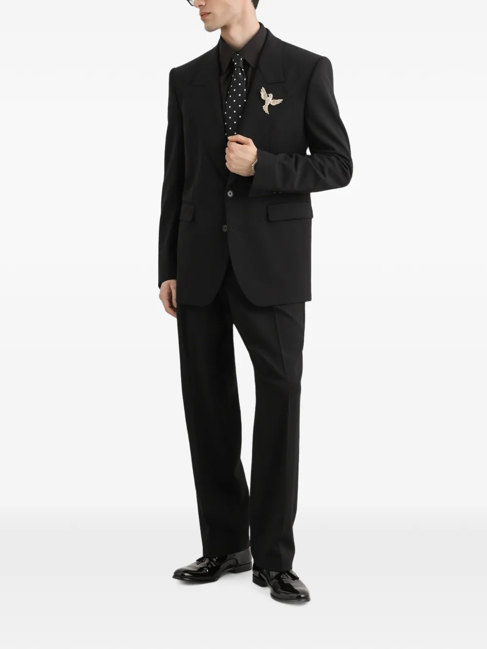 Dolce & Gabbana Martini overhemd van popeline Zwart