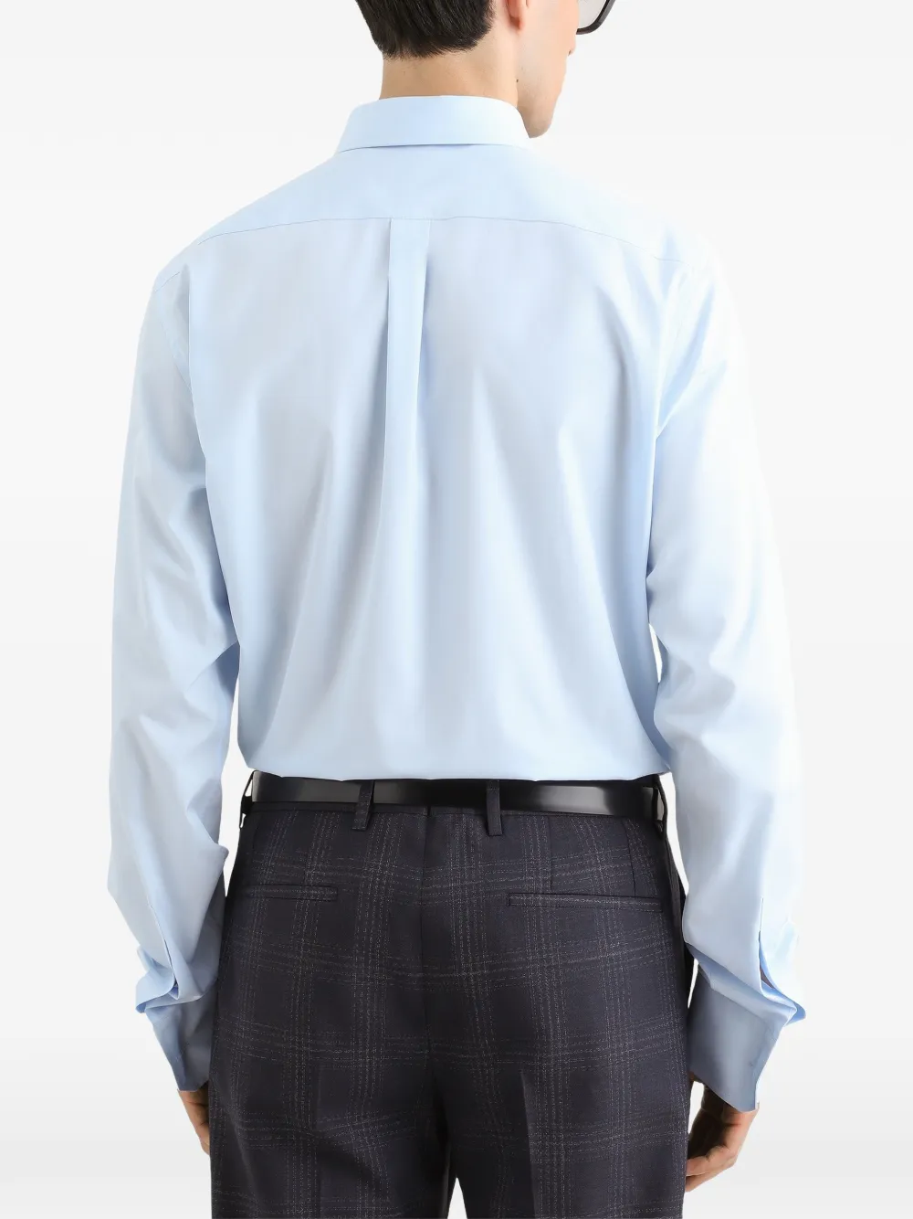 Dolce & Gabbana Martini katoenen popeline overhemd Blauw