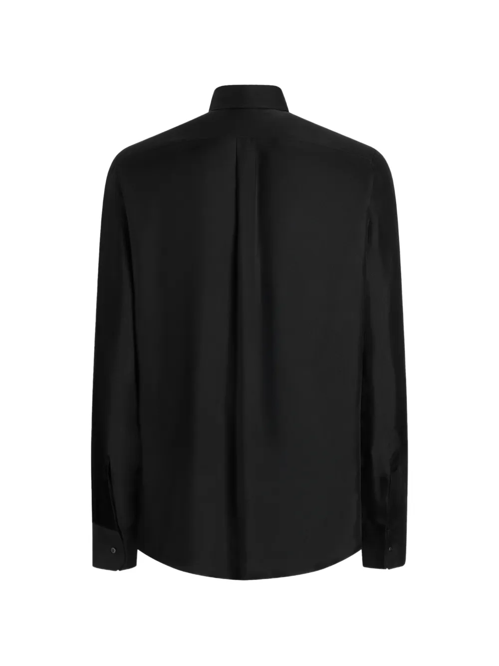 Dolce & Gabbana Zijden twill martini overhemd Zwart