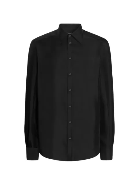 Dolce & Gabbana silk twill martini shirt