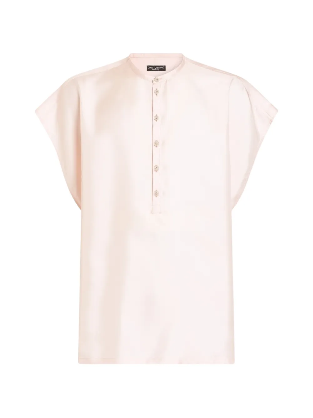 Dolce & Gabbana Hemd aus Seidentwill - Rosa