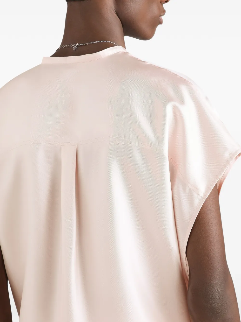 Dolce & Gabbana Zijden twill overhemd Roze