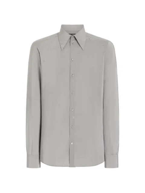 Dolce & Gabbana gold silk shirt