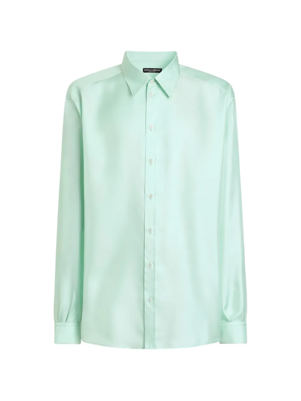 Dolce & Gabbana Camicia in twill di seta - Blu
