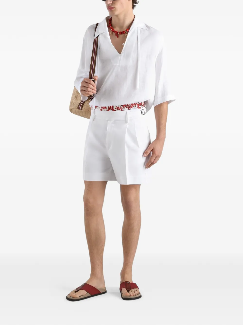 Dolce & Gabbana Linnen overhemd Wit