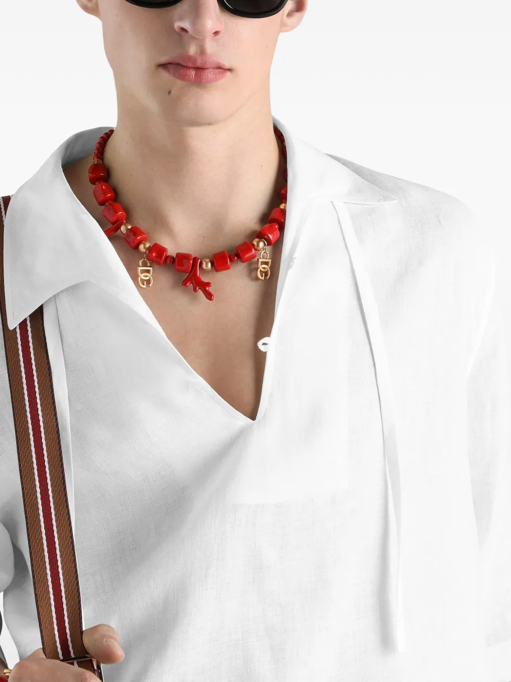 Dolce & Gabbana Linnen overhemd Wit