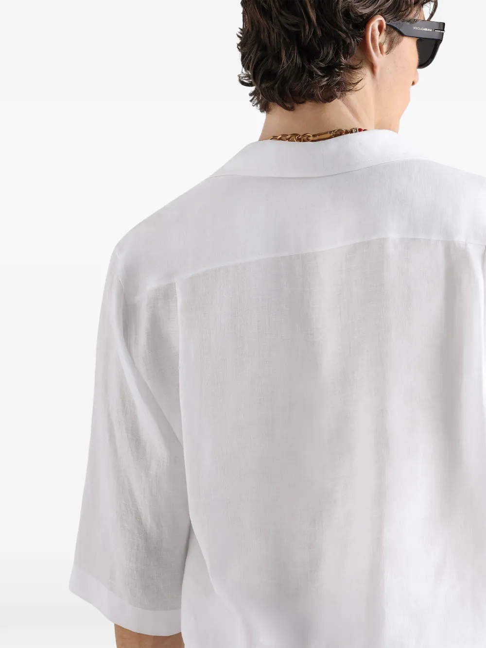 Dolce & Gabbana Linnen overhemd Wit