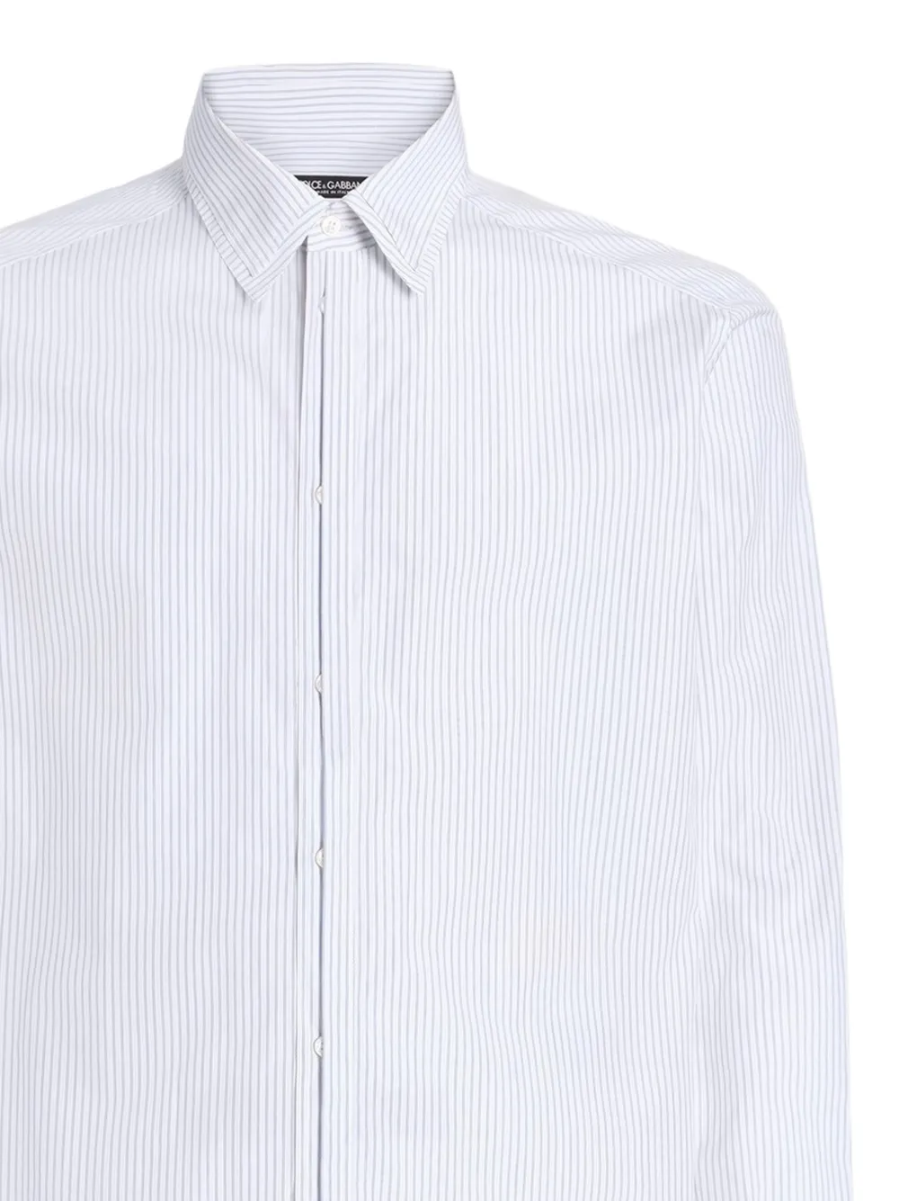 Dolce & Gabbana Gestreept poplin Martini overhemd Wit