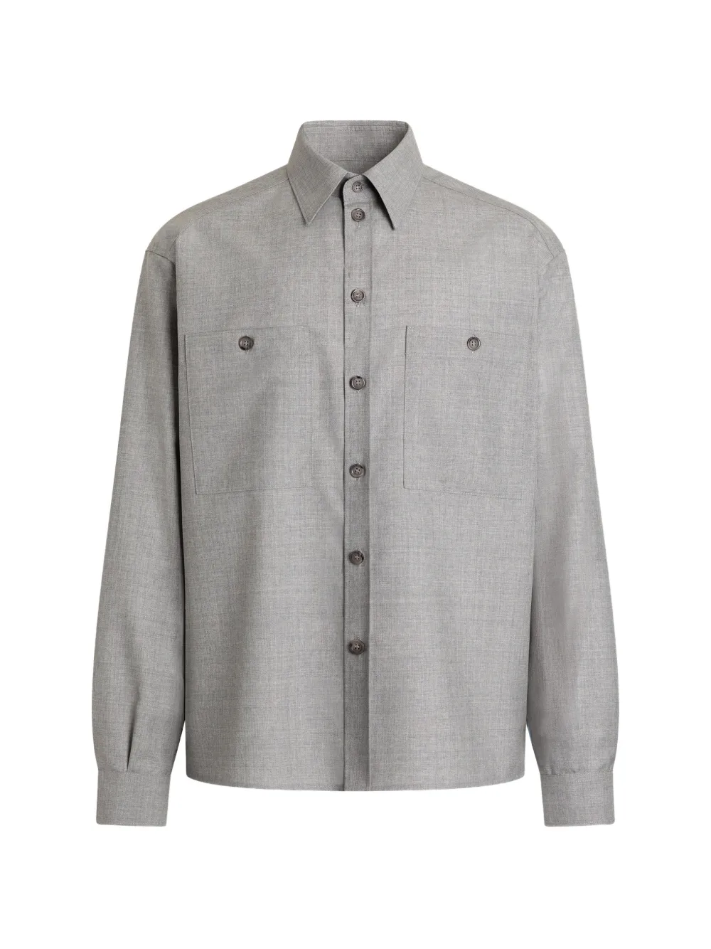 Dolce & Gabbana Camicia in lana - Grigio