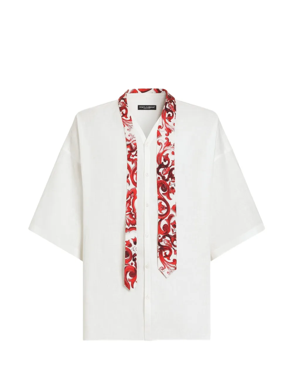 Dolce & Gabbana shirt in linen - White