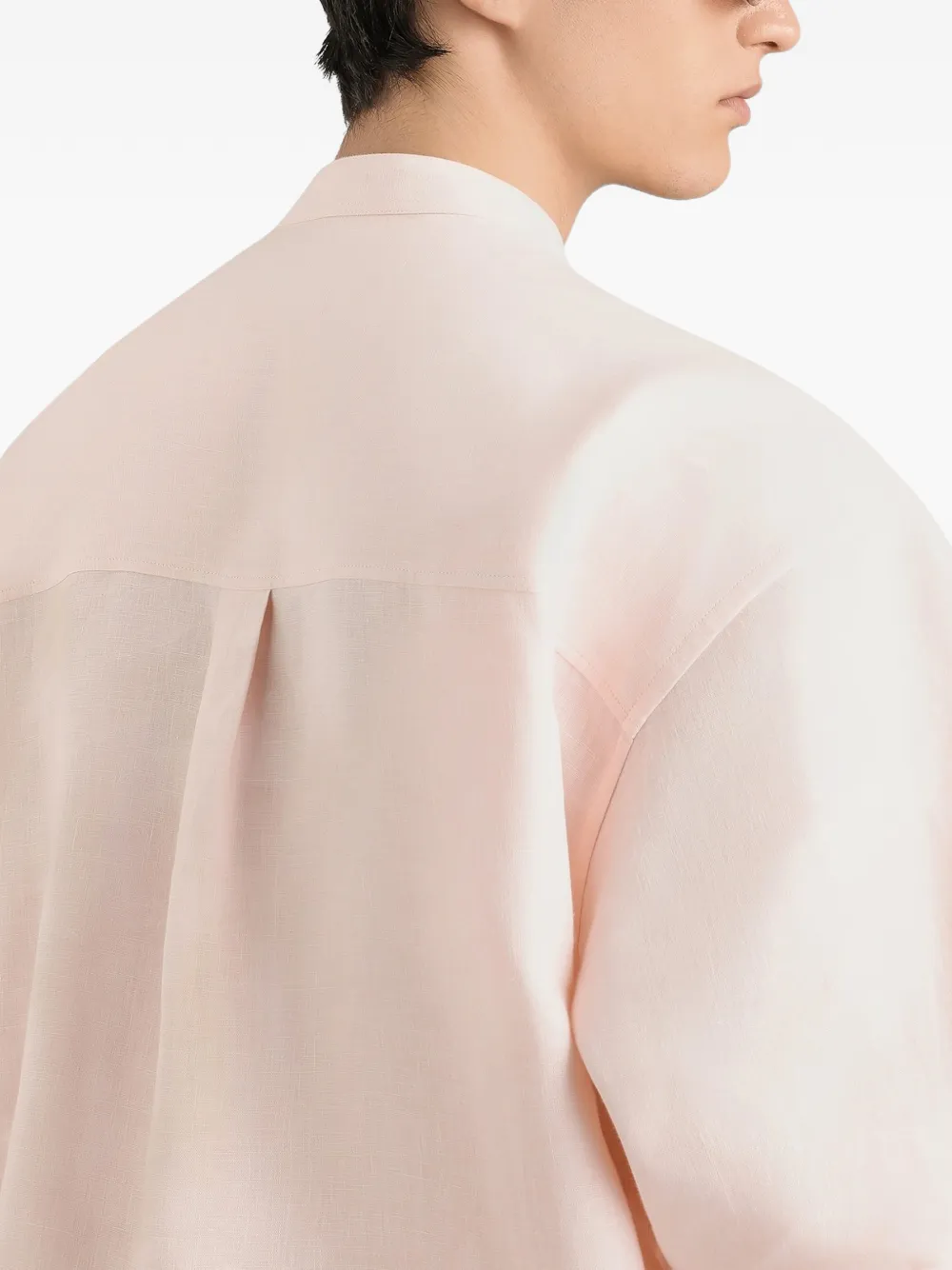 Dolce & Gabbana EXCLUSIVE linnen overhemd Roze