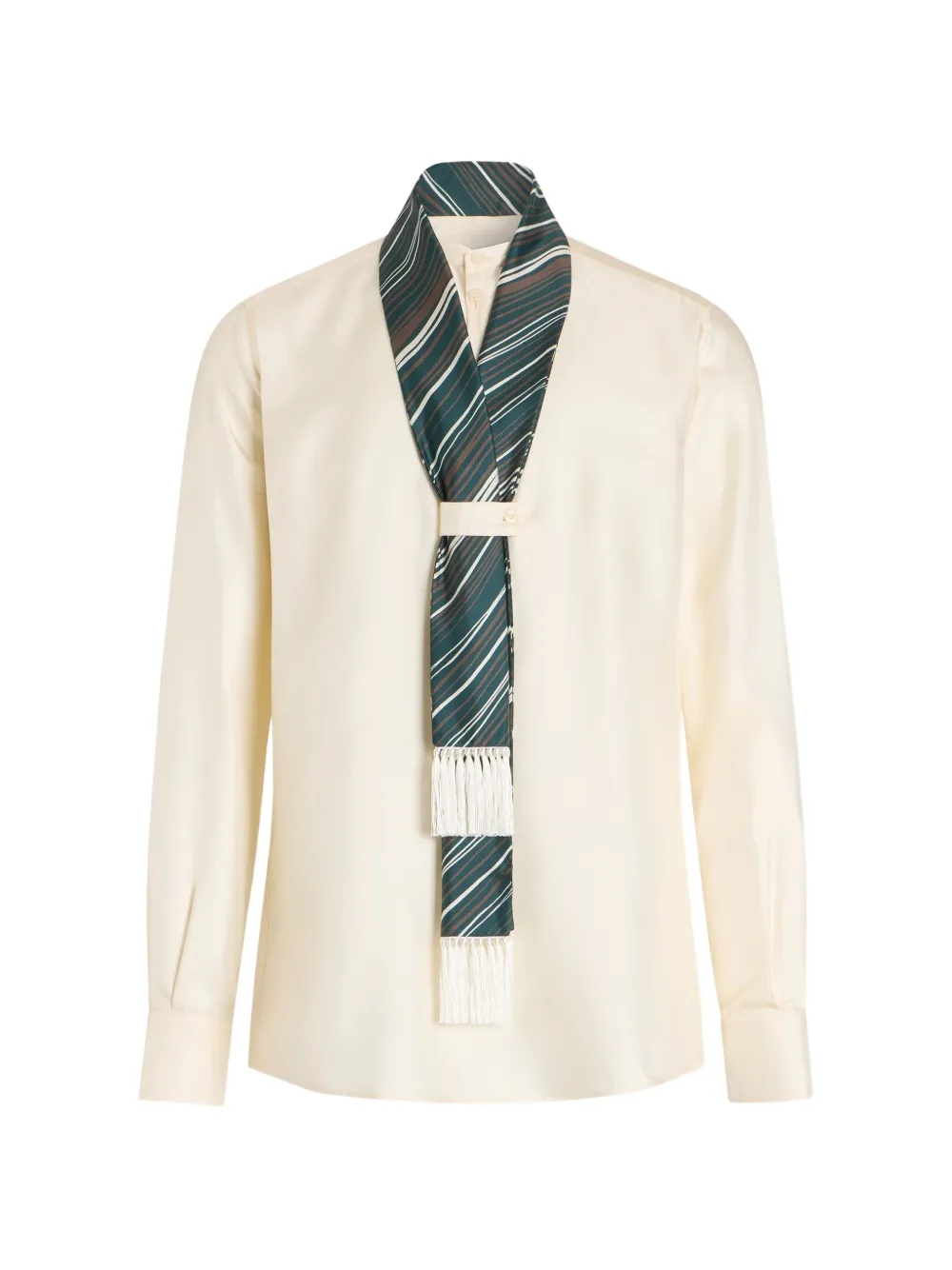 Dolce & Gabbana silk twill shirt - Weiß