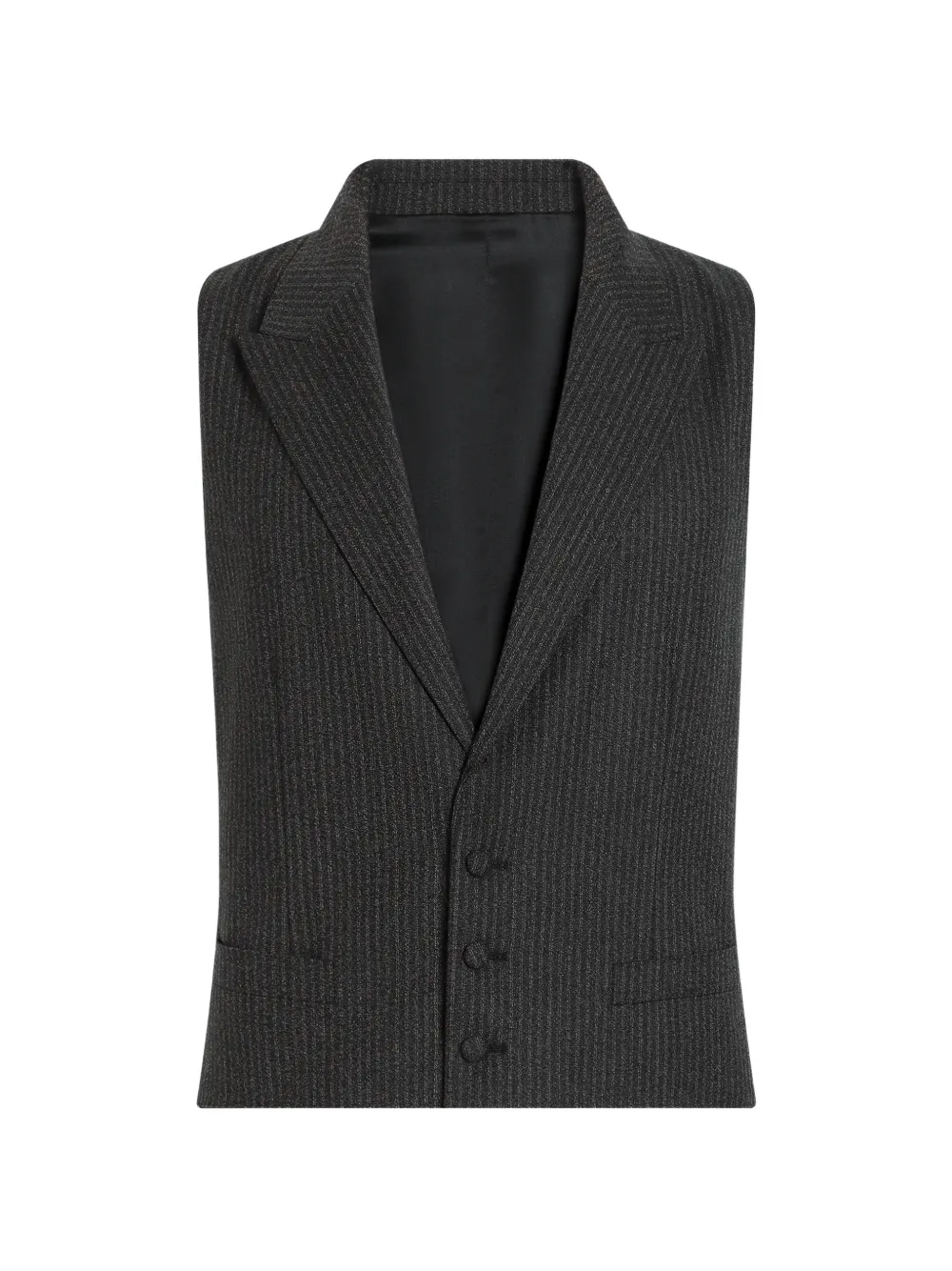 Dolce & Gabbana Canotta monopetto a righe - Grigio