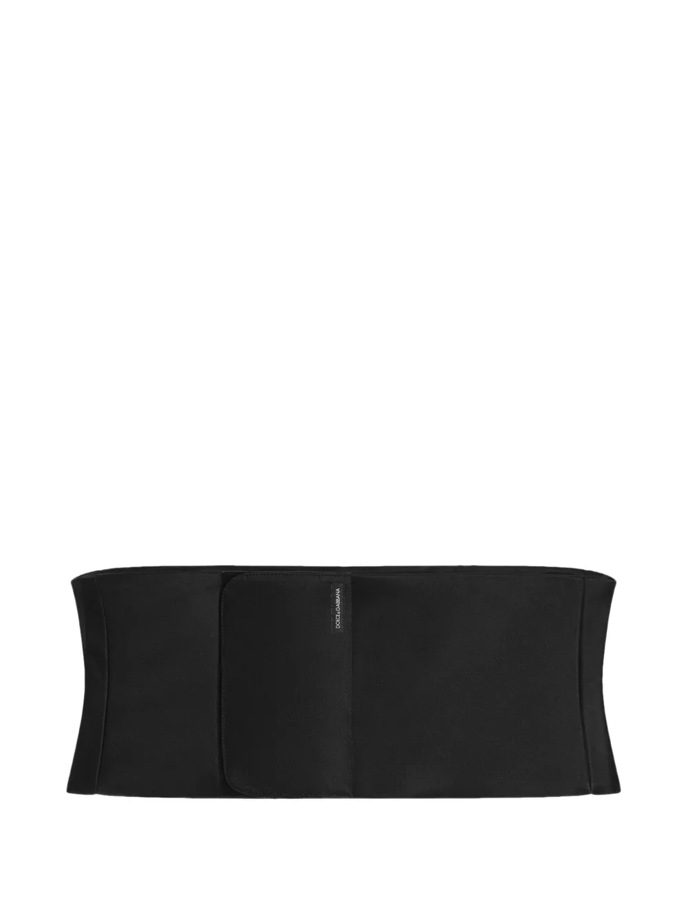 Dolce & Gabbana Zijden duchesse cummerbund Zwart