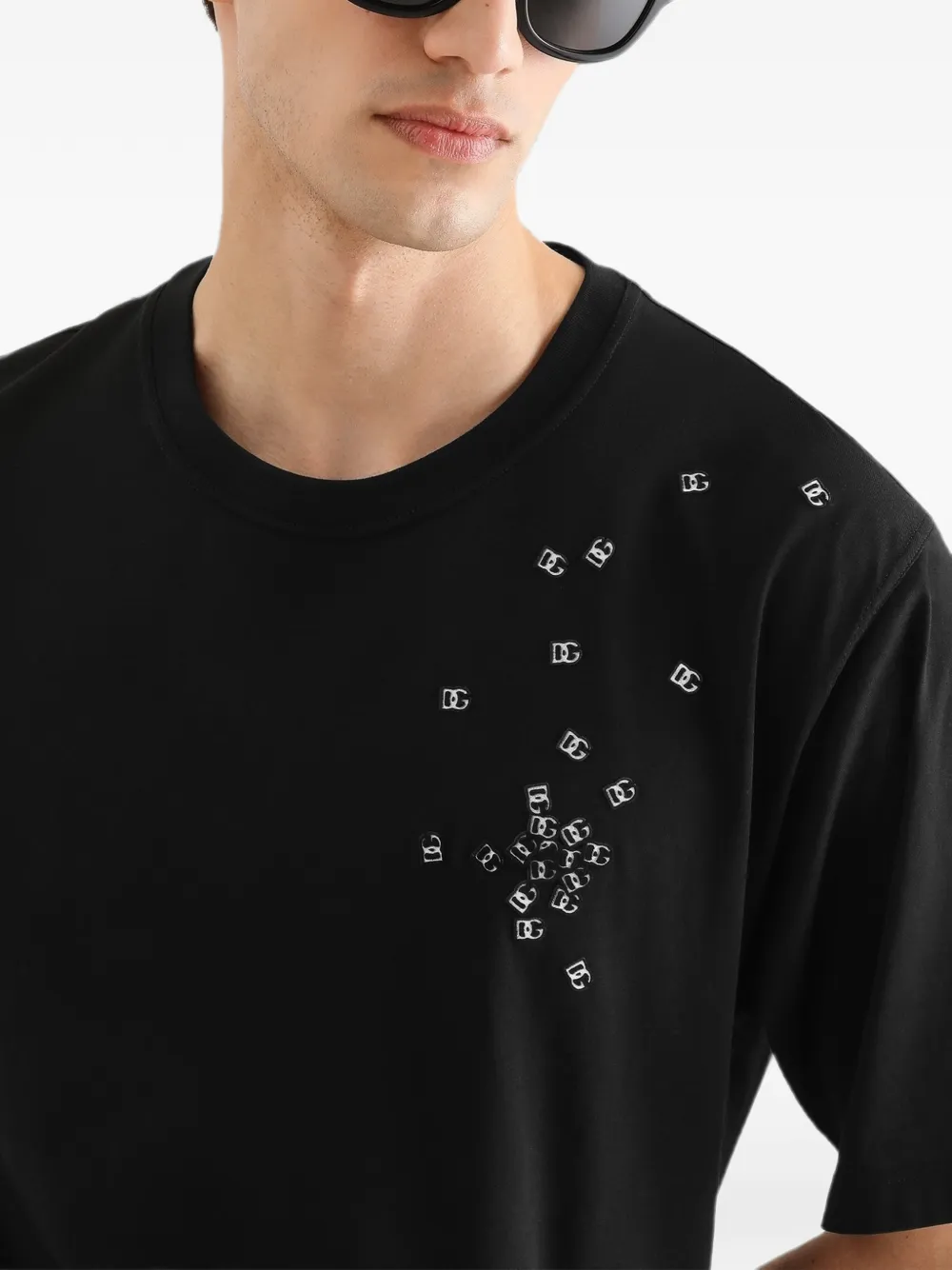 Dolce & Gabbana Katoenen T-shirt Zwart