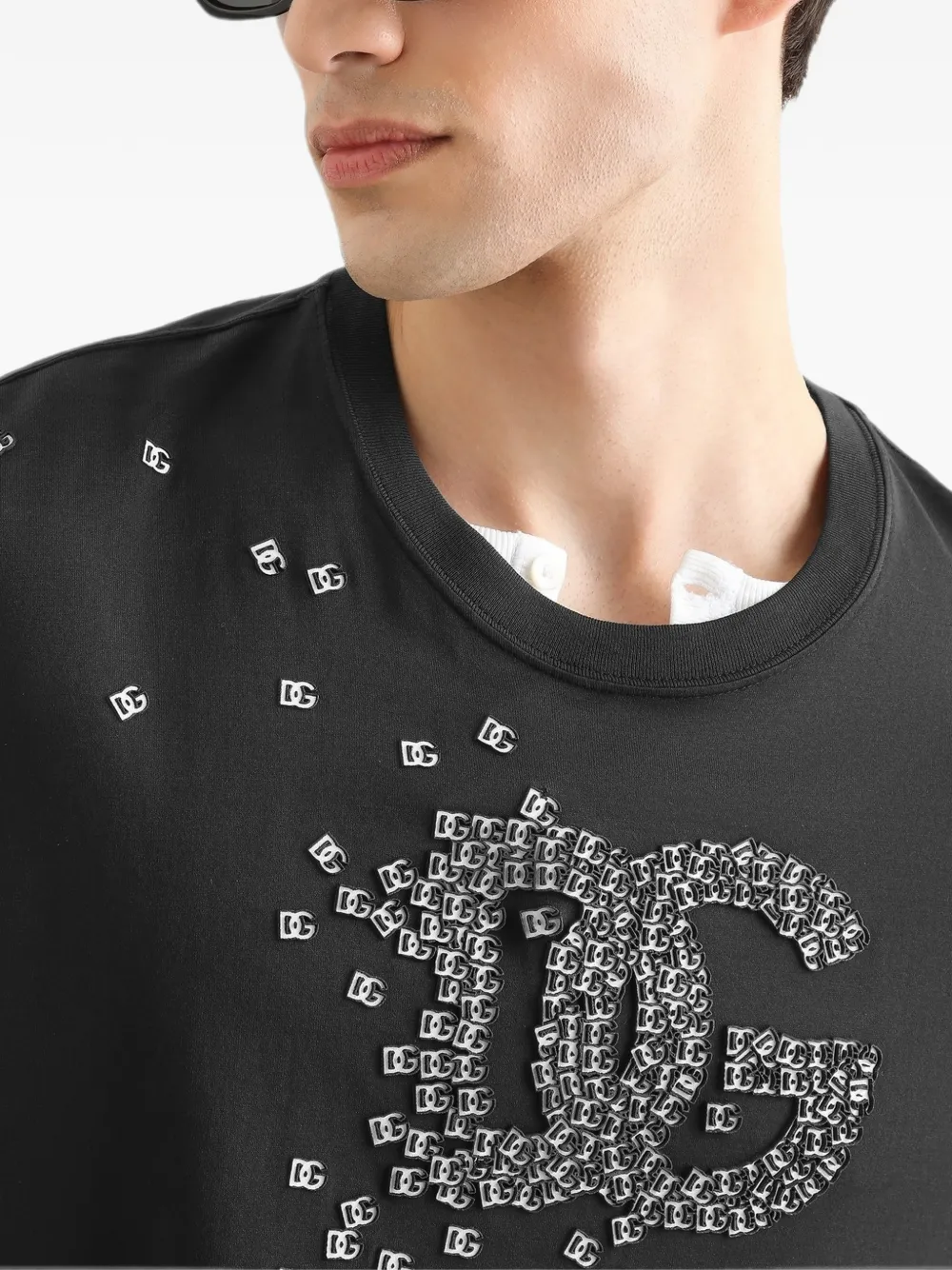 Dolce & Gabbana Katoenen T-shirt Zwart