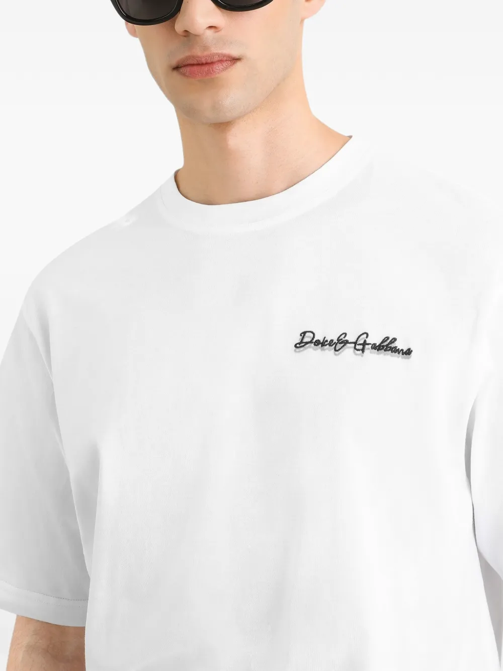 Dolce & Gabbana Katoenen T-shirt Wit