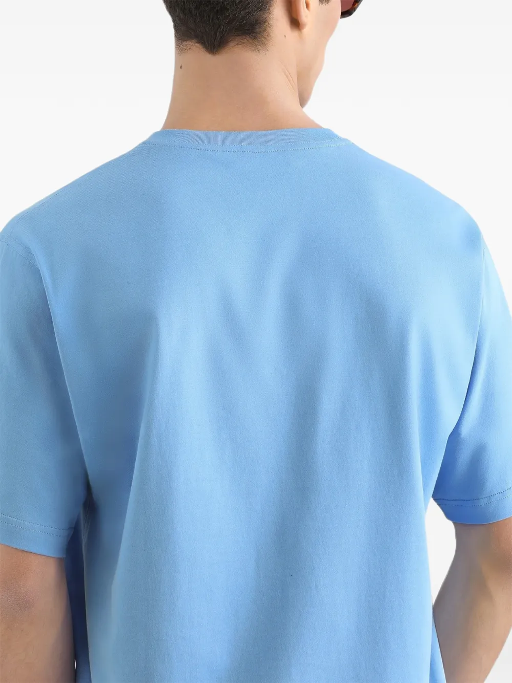 Dolce & Gabbana Katoenen T-shirt met logo Blauw