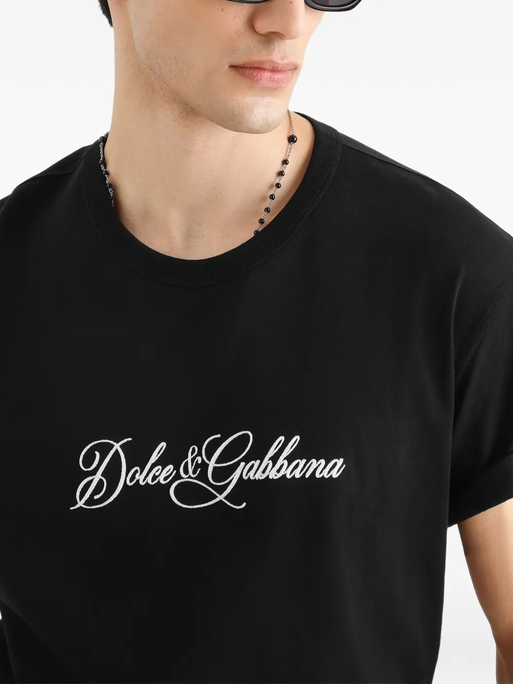 Dolce & Gabbana Katoenen T-shirt Zwart