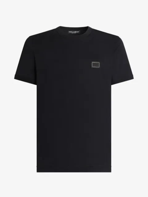 Dolce & Gabbana logo plaque cotton T-shirt