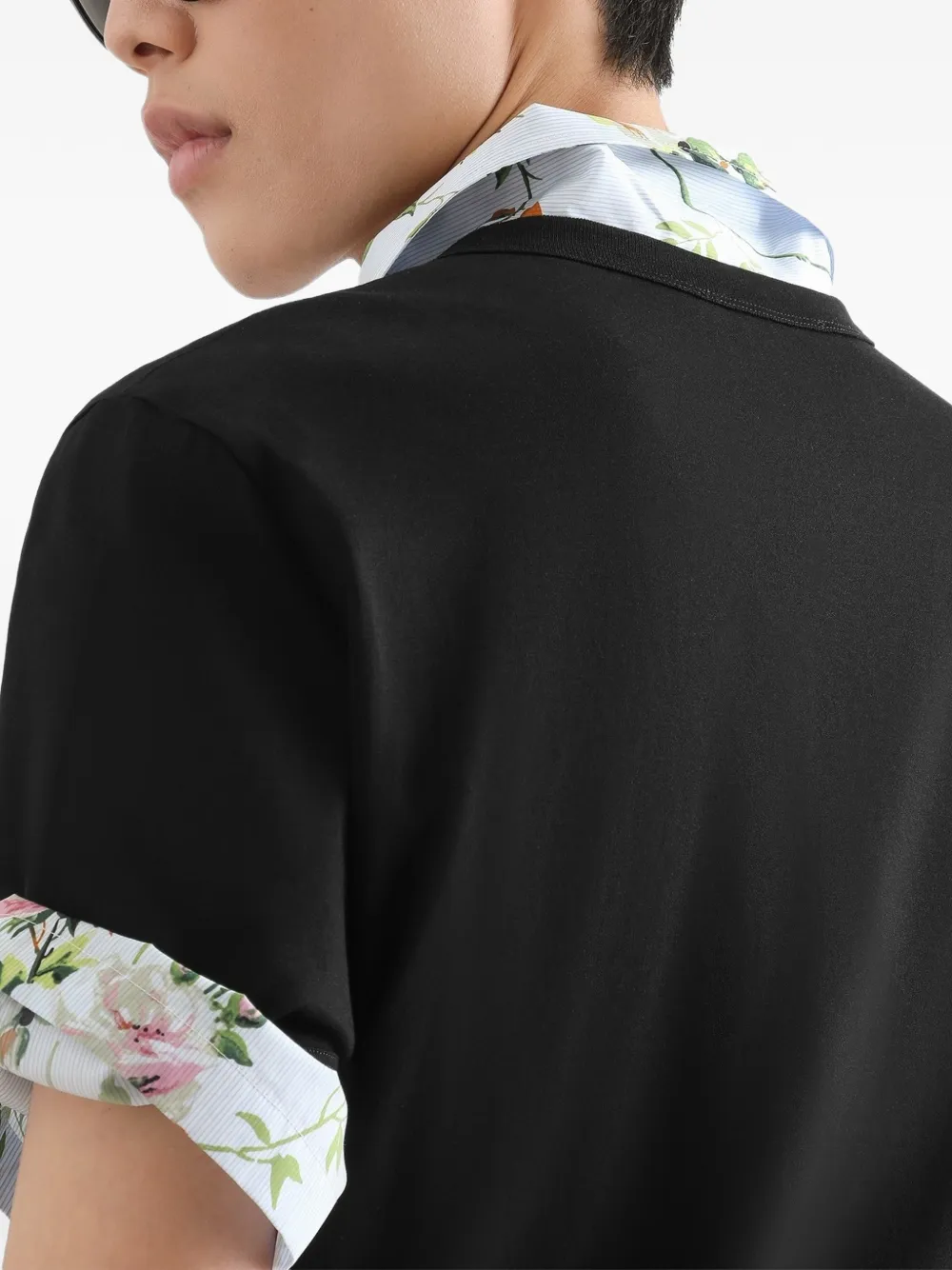 Dolce & Gabbana Katoenen T-shirt met logoplakkaat Zwart