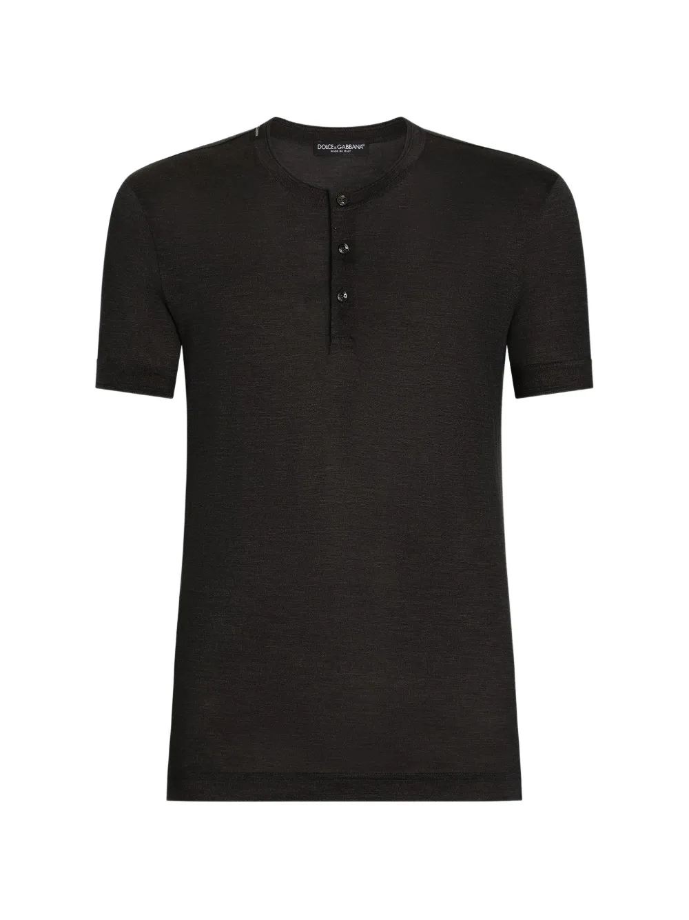 Dolce & Gabbana T-shirt in seta - Grigio