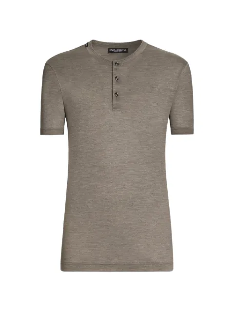 Dolce & Gabbana silk serafino T-shirt