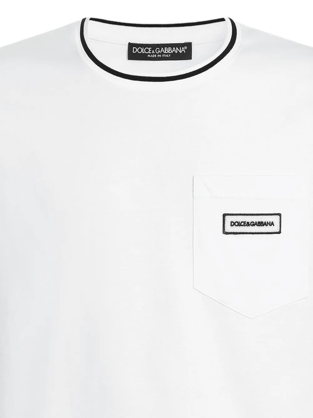 Dolce & Gabbana Katoenen T-shirt met logo Wit