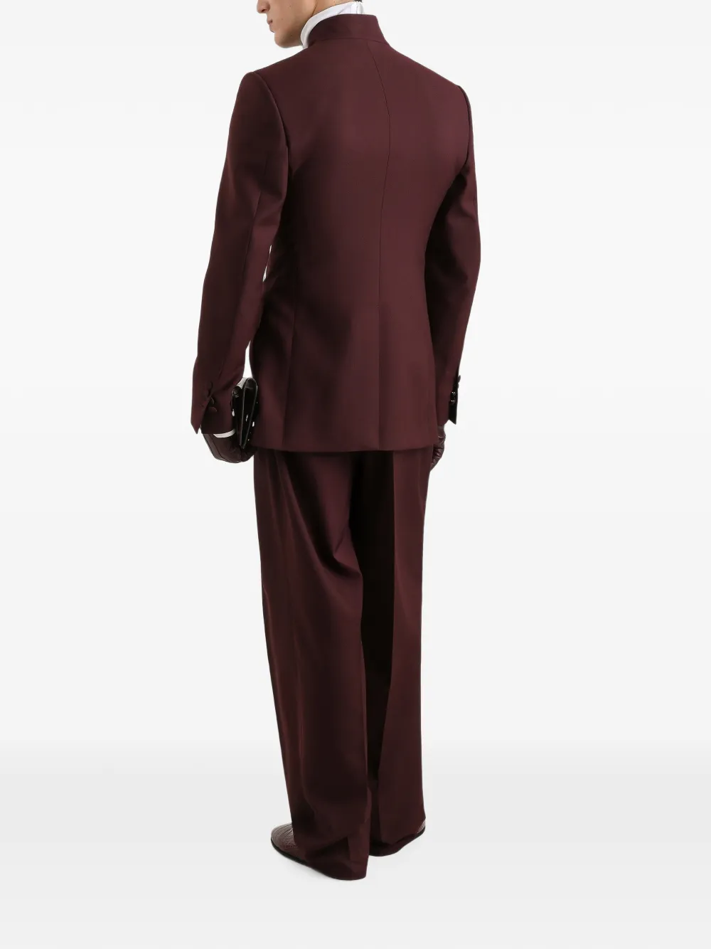 Dolce & Gabbana silk-georgette shirt Wit