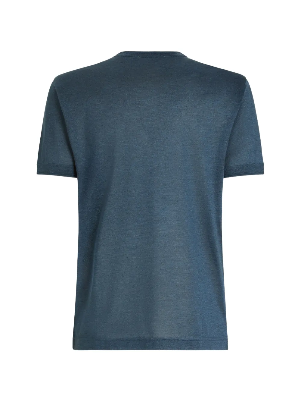Dolce & Gabbana silk jersey T-shirt Blauw