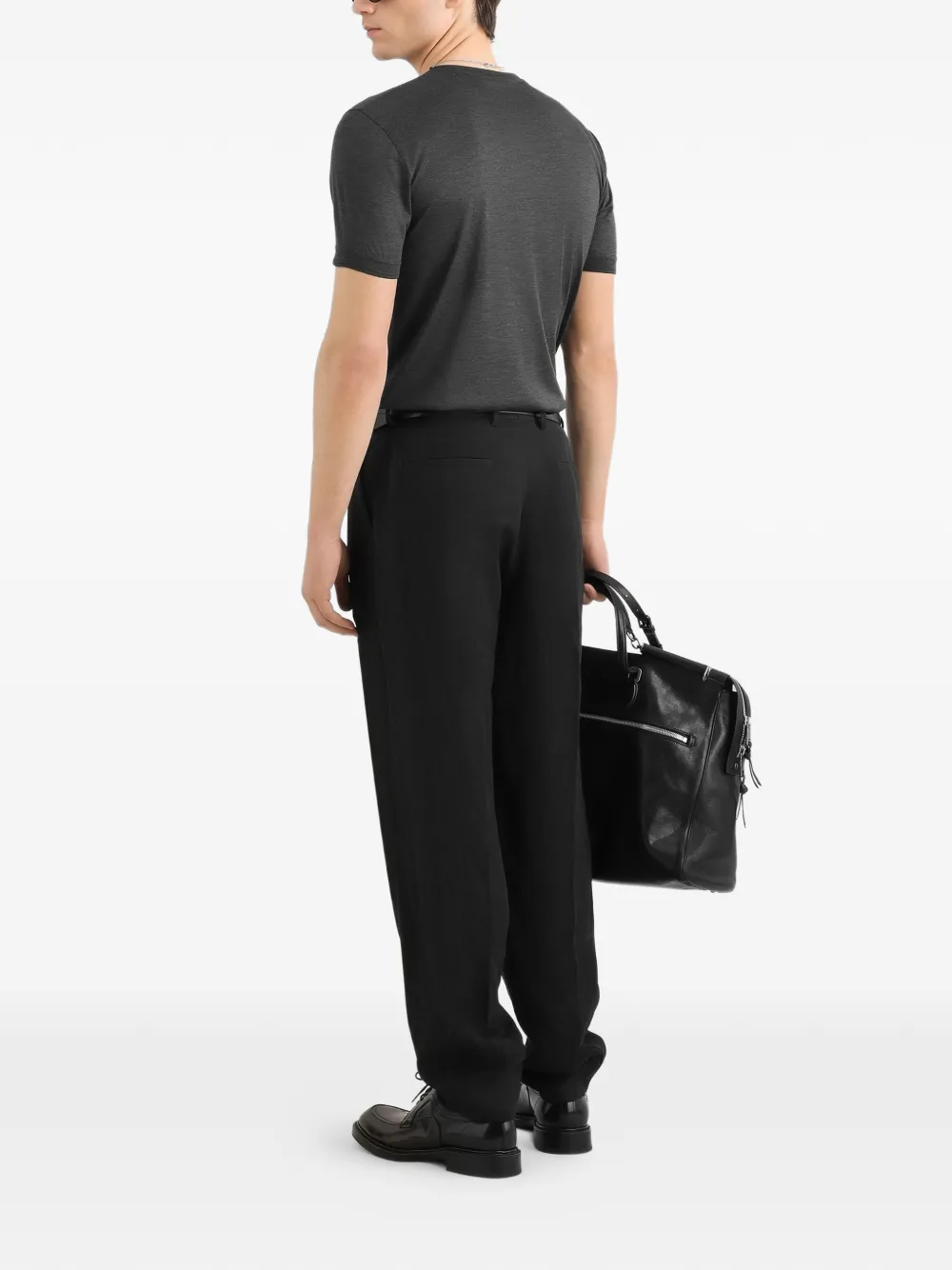 Dolce & Gabbana Zijden T-shirt Grijs