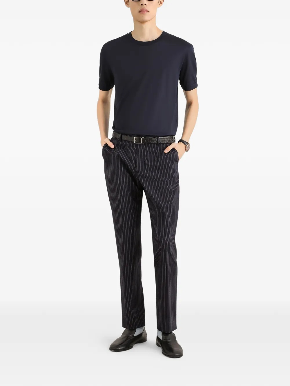 Dolce & Gabbana Jersey T-shirt Blauw