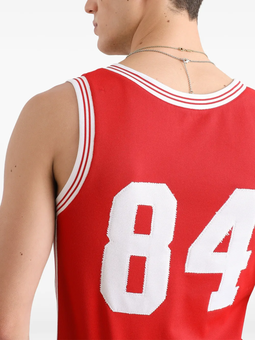 Dolce & Gabbana tanktop met patch Rood